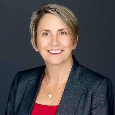 Laura Yaeger wearing a dark jacket.