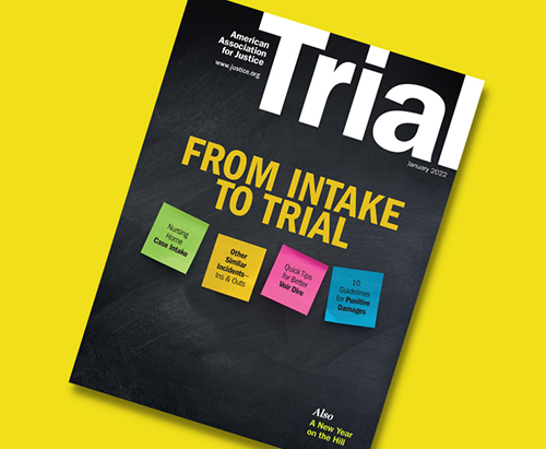 January 2022 Trial cover From Intake to Trial