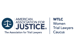 AAJ Logo and Women Trial Lawyer Caucus