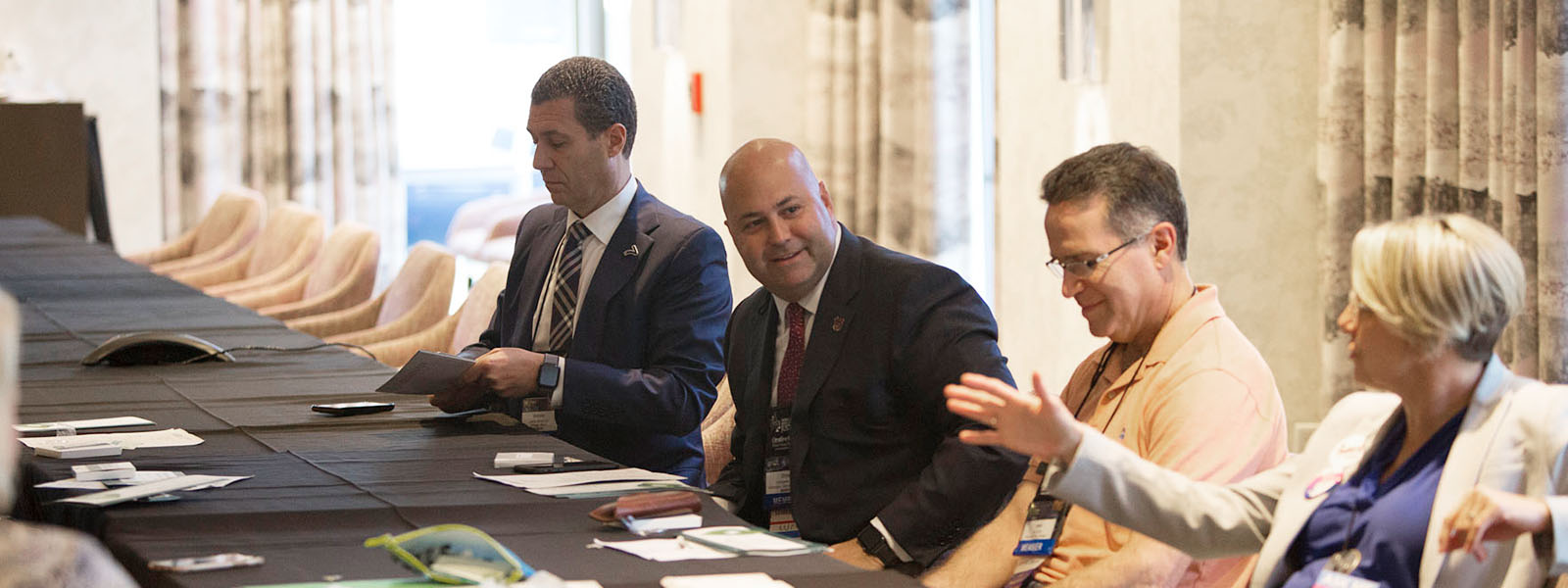 people meeting at a conference table