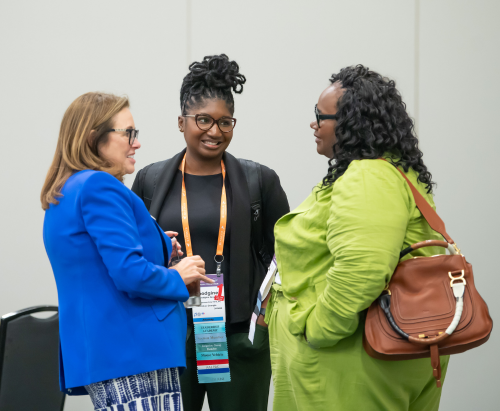 Three Women Networking