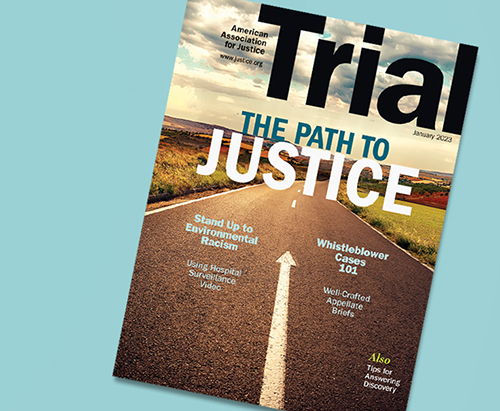 January 2023 Trial cover The Path to Justice