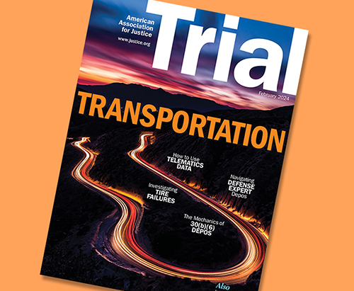 Trial Magazine February 2024 Transportation